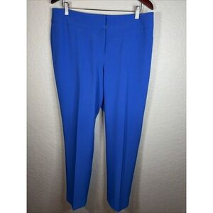 Black Label by Evan Picone Womens Blue Stretch Straight Leg Office Slack, 12